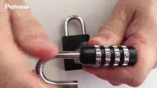 Set/Reset the Puroma 4 Digit Combination Lock