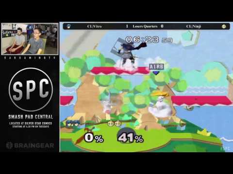 SPC11 Losers Quarters - CL|Vitro (Marth) vs CL|Ninji (Peach/Fox)