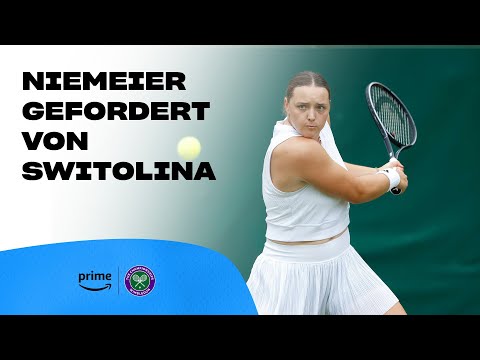Jule Niemeier - Elina Svitolina | Highlights Wimbledon 2024