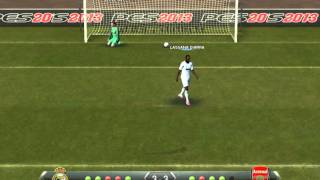 PES 2013 - Penalty Shootout Real Madrid vs Arsenal