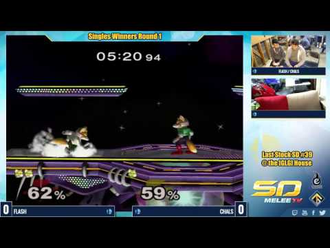 Last Stock SD #39 Singles WR1: Flash vs. Chals - SSBM
