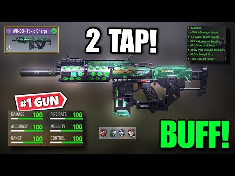HVK-30 "2 TAP" GUNSMITH BUILD | Best HVK 30 Gunsmith Loadout | Season 9 COD Mobile
