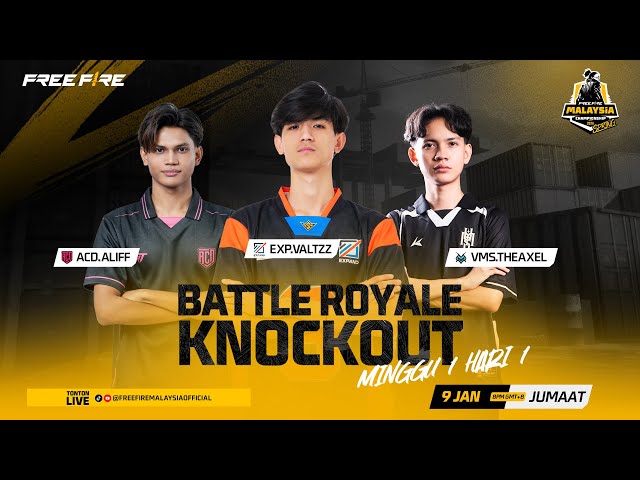 🔴 [BM] FFMC Pusingan Knockout - Minggu 1 Hari 1