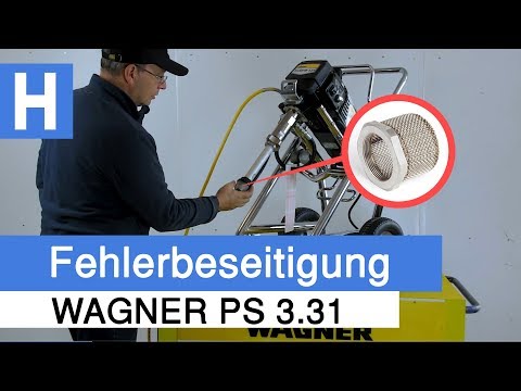 Airless saugt nicht an - Fehler Behebung Wagner Pro Spray 3/31