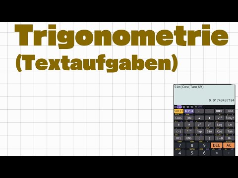 Trigonometrie ( Textaufgaben)