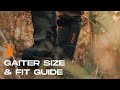 How To Choose Your Spika Gaiter Size & Put Them On