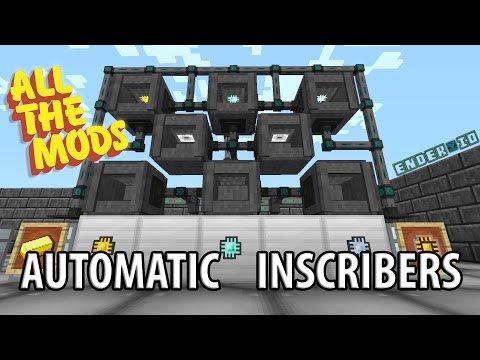 Minecraft : All The Mods 1.10.2 : Automated AE2 Inscriber Processor Factory Tutorial