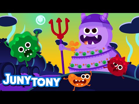Bacteria Kingdom | Good Habit Song for Kids | Preschool Songs | Juny&Tony