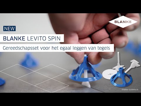 BLANKE LEVITO SPIN - Hulpmiddel om hoogteverschillen tussen tegels te voorkomen