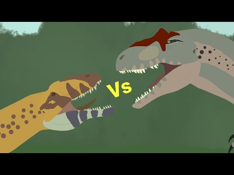 Allosaurus Vs. Concavenator Battle animation S2-Ep4 | 2022