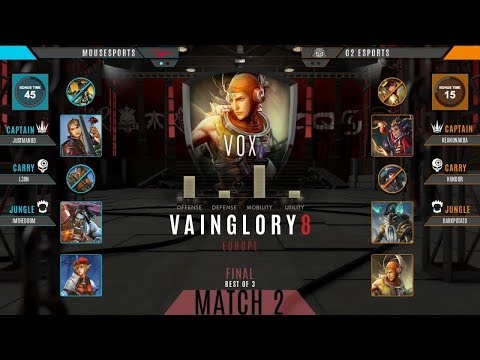 G2 Esports vs Mousesports Game 2 Final | Vainglory 8 EU Autumn 2017 Split 2 Week 4