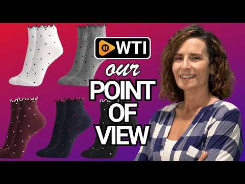 kikiya socks Women Ankle | 4-6 Pairs Heart Design Cute Animal Graphic Novelty Fruit Print Ladies Girls Cotton Socks | US 6-8 6-8 Ruffle Dot a - WTI product video review