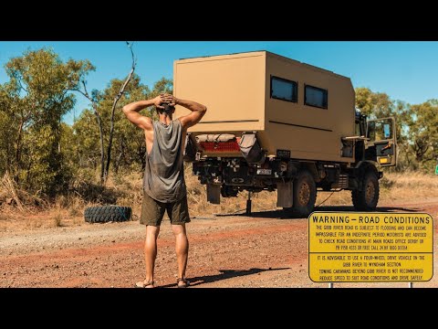 1,300km's Unimog EX-ARMY Truck REMOTE Touring, DEEP River Crossings & BLOWOUTS -2023 Gibb River Road