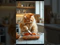 Orange Cat Attack On A Hen With Gun Funny Kidsanimaion Cartoon Viralshort Cat Cute Funnycats