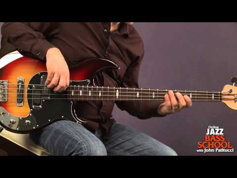 Bass Guitar Lessons with John Patitucci: Major Arpeggios with Inversions