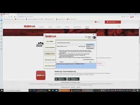 Sena SMH-10 - Firmware Update, Sprache auf Deutsch!