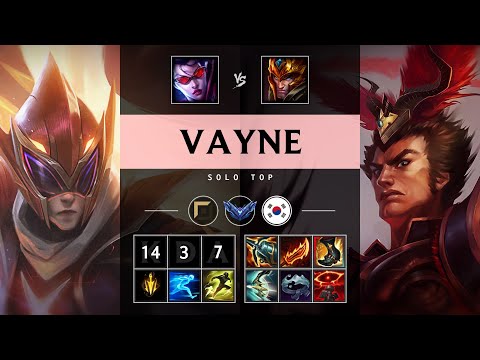 Vayne Top vs Jarvan IV - KR Diamond Patch 25.04