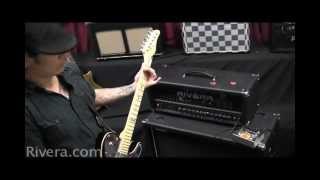 Video thumbnail for Meegs Rascon from Coal Chamber trys out a Metal Shaman by Rivera Amplification