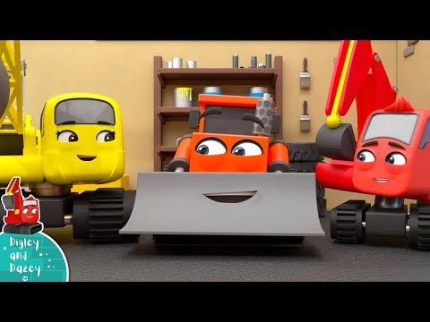 Diggley Als Team arbeiten - Fahrzeuge für Kinder | Cartoons für Kinder | Buster und seine Freunde