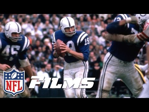 #5 Johnny Unitas | NFL Films | Top 10 Clutch Quarterbacks of All Time