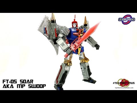 Video Review of the Fans Toys: FT-05 Soar (aka MP Swoop)