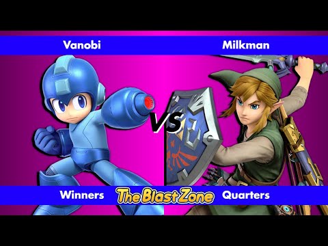 Vanobi (Mega Man) VS. Milkman (Link) - Winner Quarters Finals - The Blast Zone 25