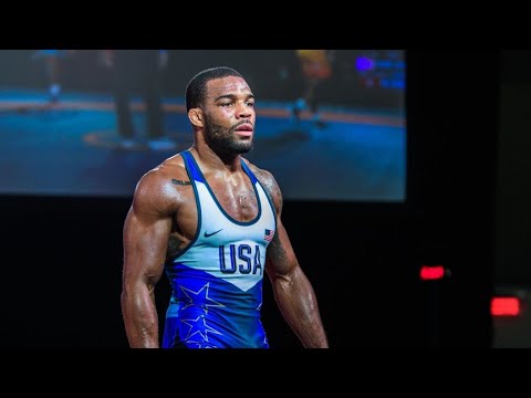 wrestling J. Burroughs vs D.MITROV World Championships wrestling usa vs mkd / مسابقه کشتی جردن باروز