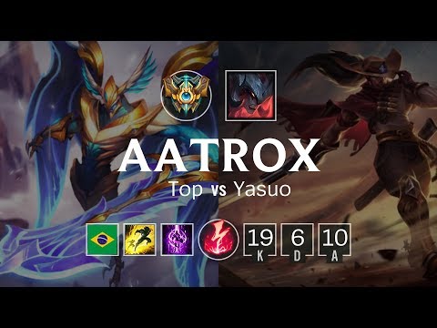Aatrox Top vs Yasuo - BR Challenger Patch 8.21