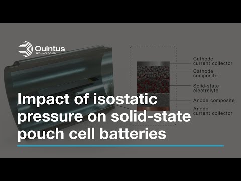The impact of isostatic pressure on solid-state pouch cell batteries- Solid-State Battery Technology