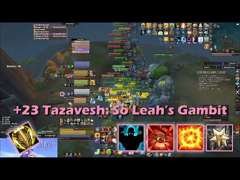 +23 Tazavesh: So'Leah's Gambit Protection Paladin PoV - Raging Explosive Fortified Encrypted