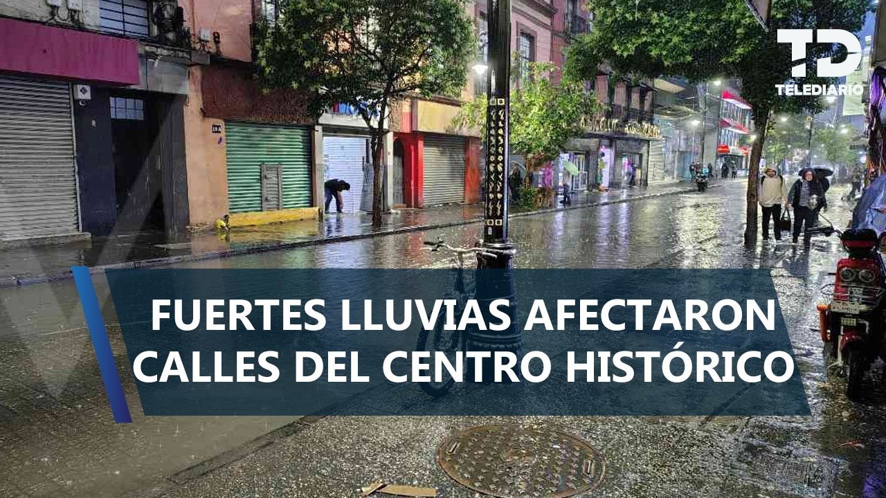Calles y avenidas importantes del Centro Histórico de CdMx colapsan por inundaciones