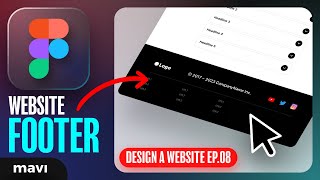 WEB DESIGN IN FIGMA ep.08: The Footer Section – Free UX / UI Course