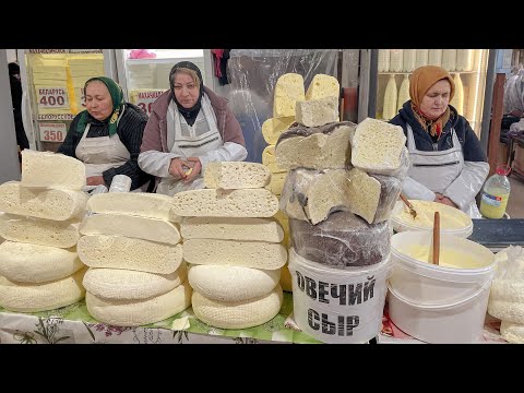 , title : 'Дагестан !! Огромный базар ! Домашний сыр , Чуду , Курзе ! Копчёный курдюк ! Махачкала !'