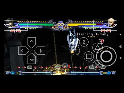[PPSSPP] BlazBlue Continuum Shift II Tiger Knee Practice 3