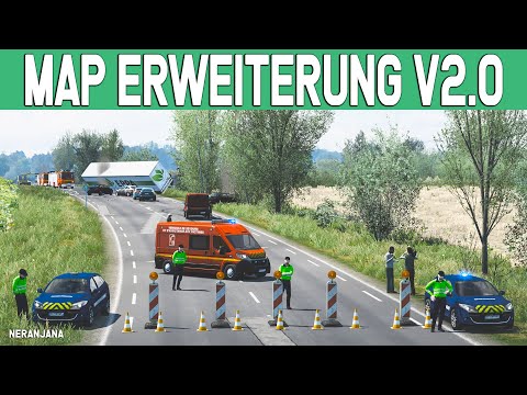 Map Erweiterung V2.0 / Extension For The SCS Map | ETS2 Mods v1.40
