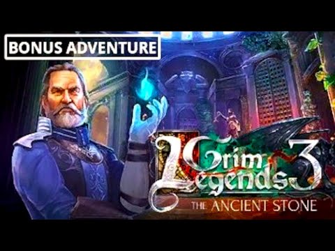 Grim Legends 3: Dark City the Ancient Stone Walkthrough No commentary | Unsolved Mysteries