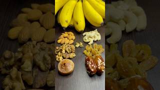 Healthy Banana with Dry Fruits Milkshake #shorts