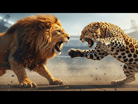 🔥 Massive Lion vs Ruthless Leopard | No Mercy Battle | Unbelievable Final Twist | Who Wins?