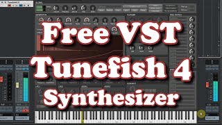 Video thumbnail for Free VST - Tunefish 4 Synthesizer by HRS Courses
