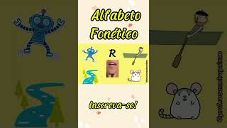 Alfabeto fonético. Letra e som. #abcd #aprenderaler