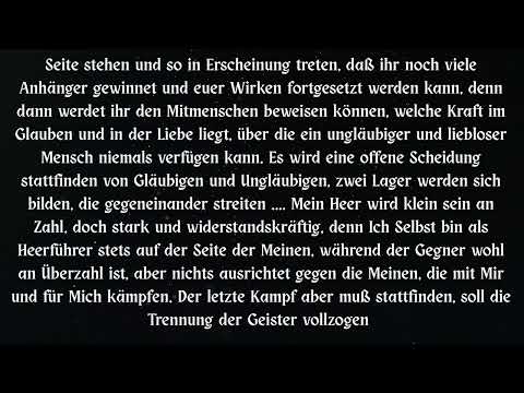 GEISTIGE MISSION .... WAHRHEIT .... ENDKAMPF ....