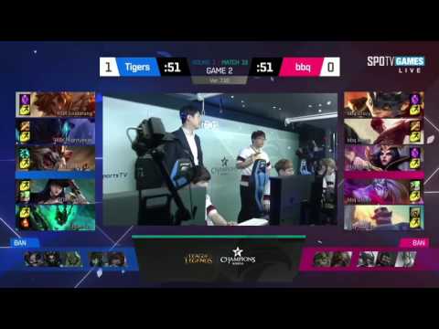 BBQ vs ROX Highlights Game 2 LCK SUMMER 2017 BBQ Olivers vs ROX Tigers W2D5