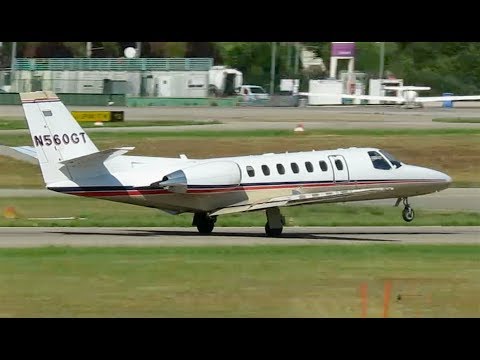 Cessna 560 Citation V (N560GT) Takeoff - Sabadell Airport