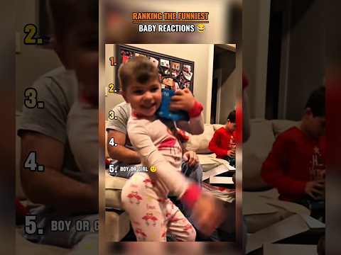 Ranking The Funniest Baby Reactions 😂😅... #funny #ranking #babyreaction #shortsfeed