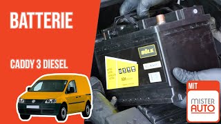 Youtube thumbnail of video "Batterie wechseln Caddy 3 2.0 SDI 🔋"