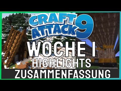 Craft Attack 9 Complete Week 1 SUMMARY - Every Participant | By Fans for Fans | Urutox