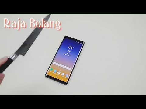 Samsung galaxy note9 - Hammer & Knife Test
