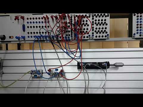 Module 9 electro pneumatic using TP 201 equipment