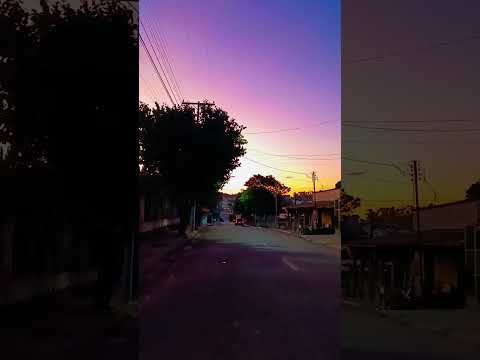 Pôr do sol em Nova Aurora, Goiás, Brazil 🇧🇷 #sunset #travel #brasil
