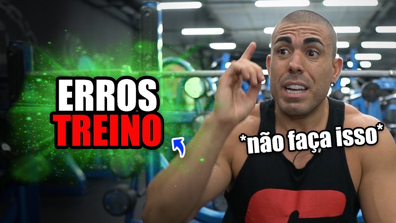 Os piores erros no treino de musculação